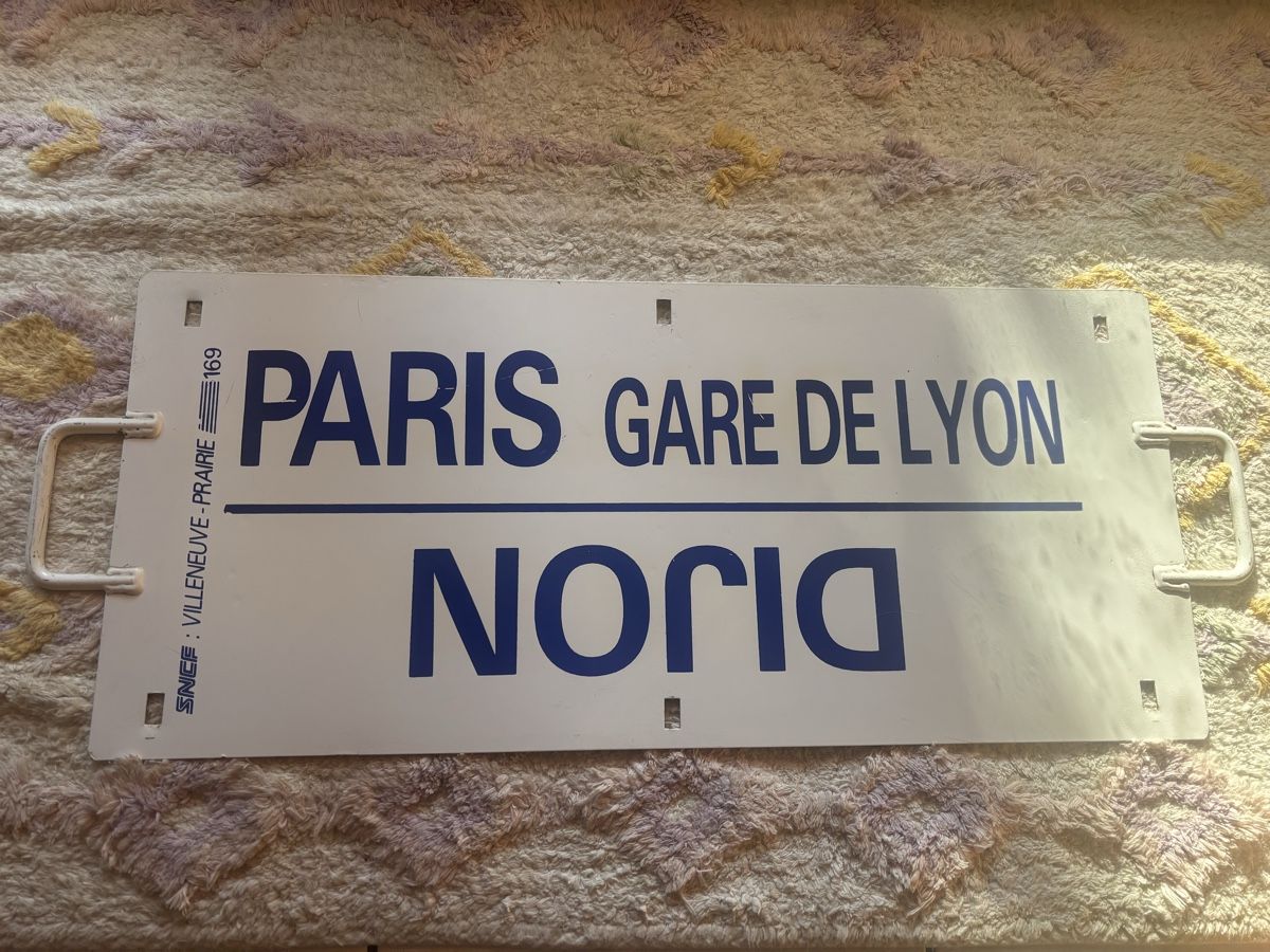 SNCF Schilder: Grande plaque de train – Gebraucht aus Orbe von car_8grw