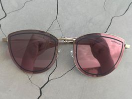 Sonnenbrille Moncler goldfarben mit Etui neuwertig