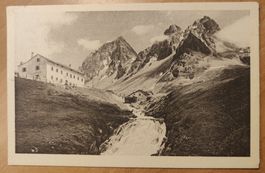 Albula Strasse Gasthaus Weissenstein um 1920