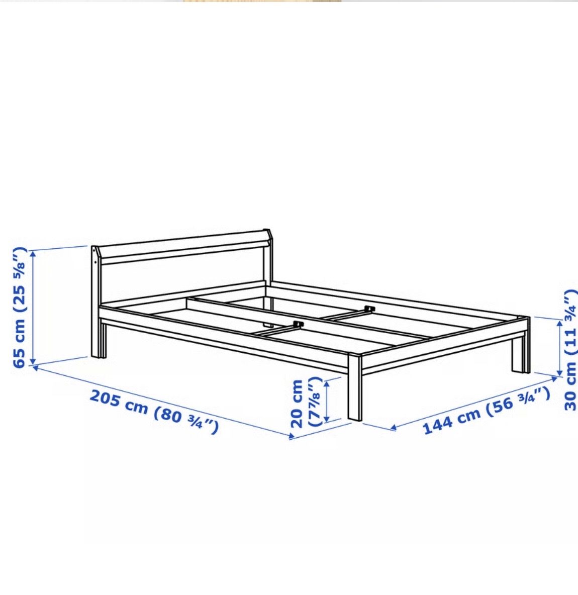 Ikea Lits: Bett 140x200 inkl. Matratze – D'occasion à Büren an der Aare par zoe_bx5b 1