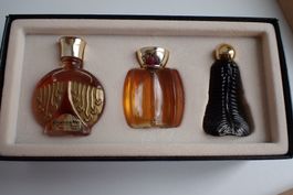 Parfumminiaturen Set Les Antiques Corday / Lucien Lelong