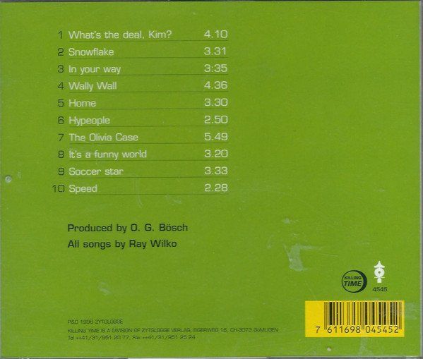 CD: Ray Wilko – Subzero – Usato da St.Gallen venduto da jalamusic 1