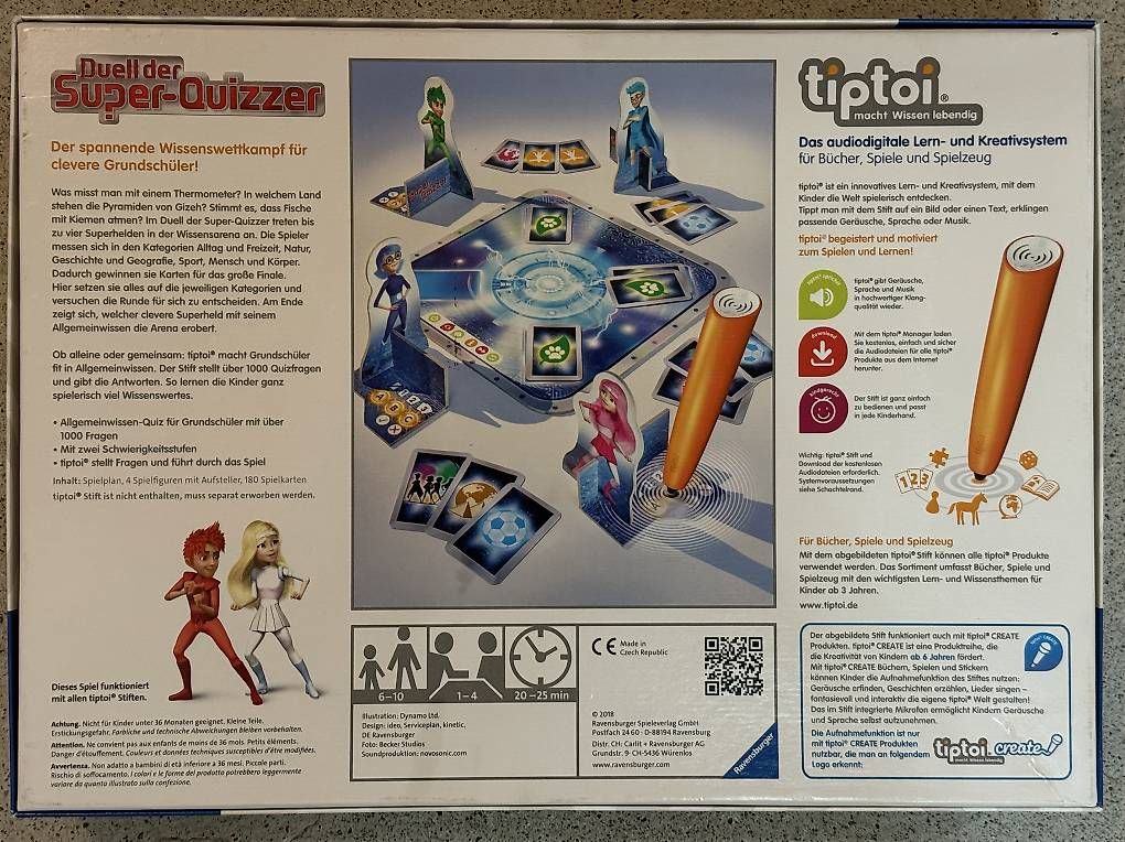 Tiptoi Giochi: Tip Toi: Duell der Super-Quizzer – Usato da Pfungen venduto da Marc_72 1