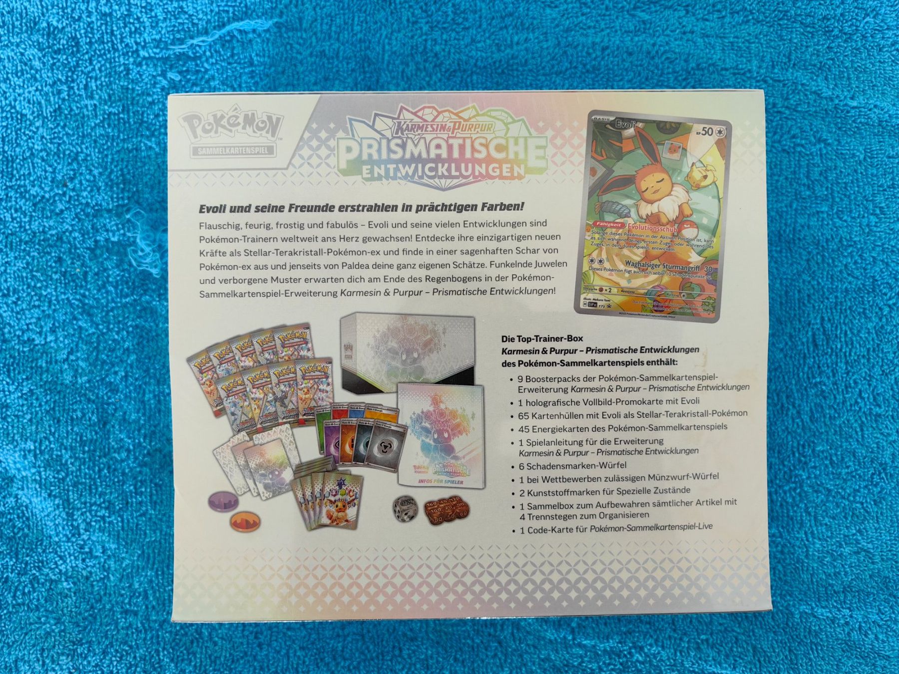 Pokémon Cartes à collectionner: Prismatische Entwicklung Top Trainer Box – Neuf avec emballage d'origine à Dübendorf par Exory 1