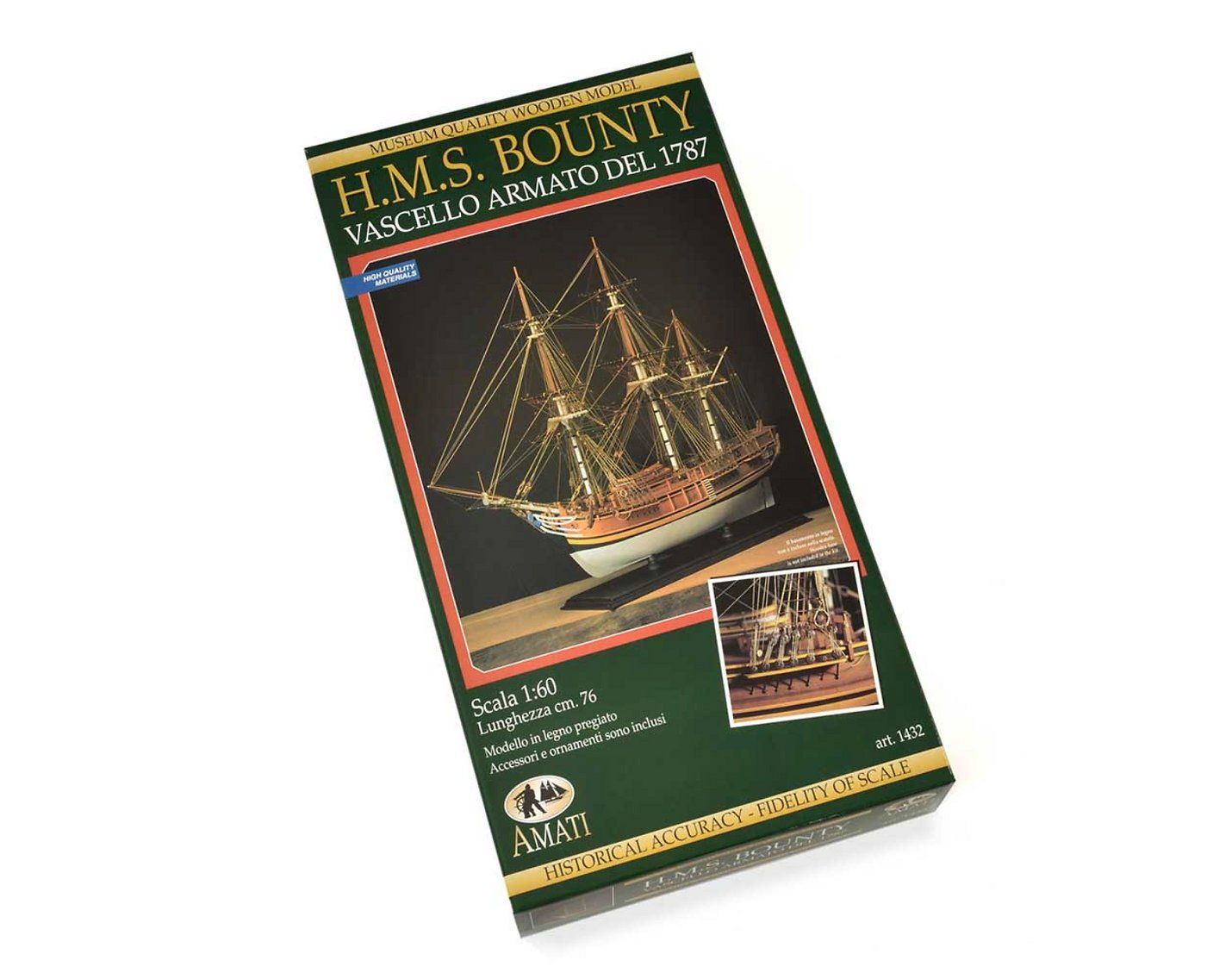 Modellbausätze & Standmodelle: Maquette bateau en bois à monter soi-même "BOUNTY" – Neu und originalverpackt aus Lausanne von Techobby 1