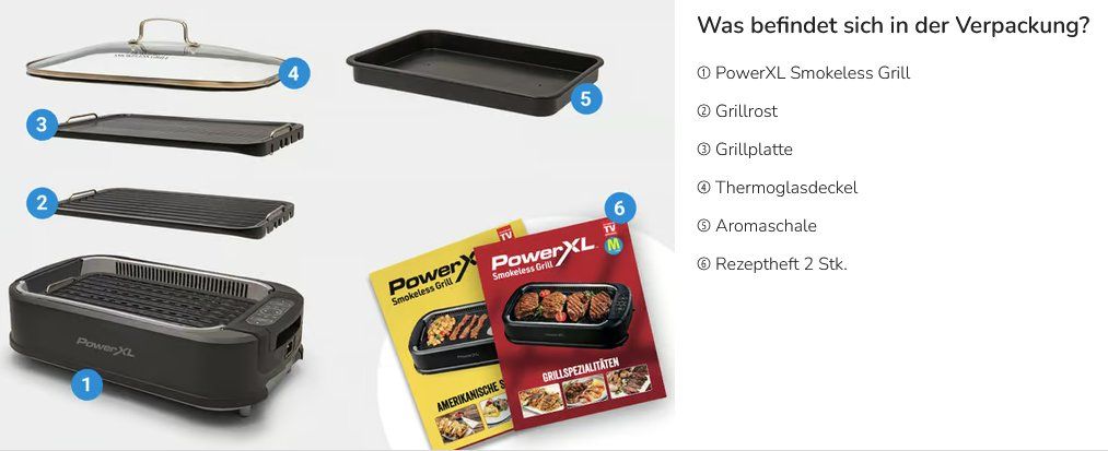 Griglie: PowerXL Smokeless Grill Tischgrill – Usato da Volketswil venduto da Timanfaya 2