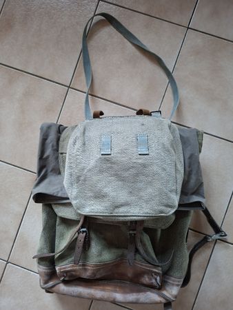 Schweizer Armee Militär Rucksack mit Brotsack 