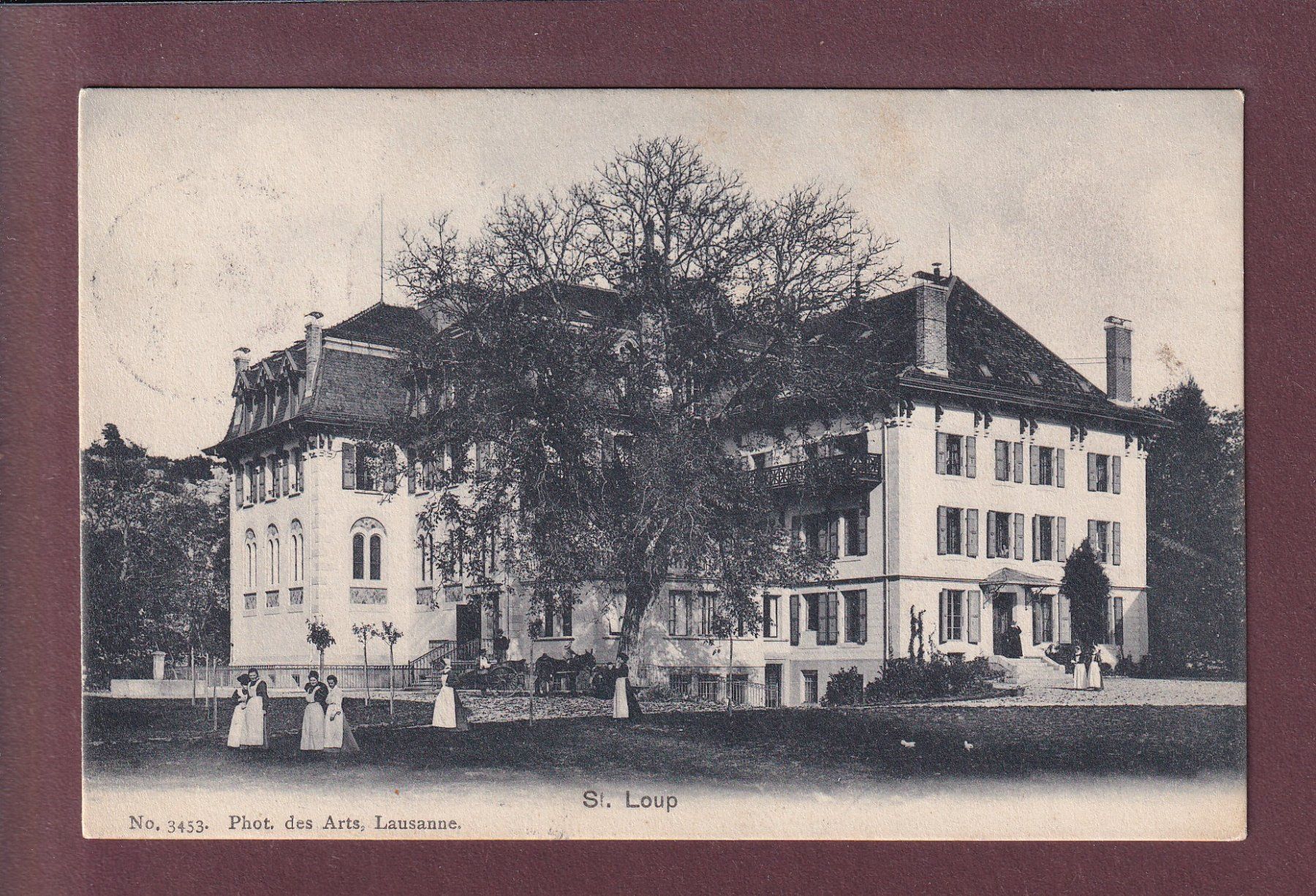 Cartoline postali: La Sarraz - ST. LOUP - 1910 – Usato da Pully venduto da nicecards