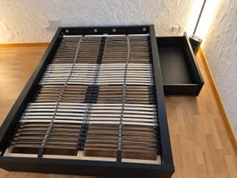 Malm Bett inkl. 4 Schubkästen