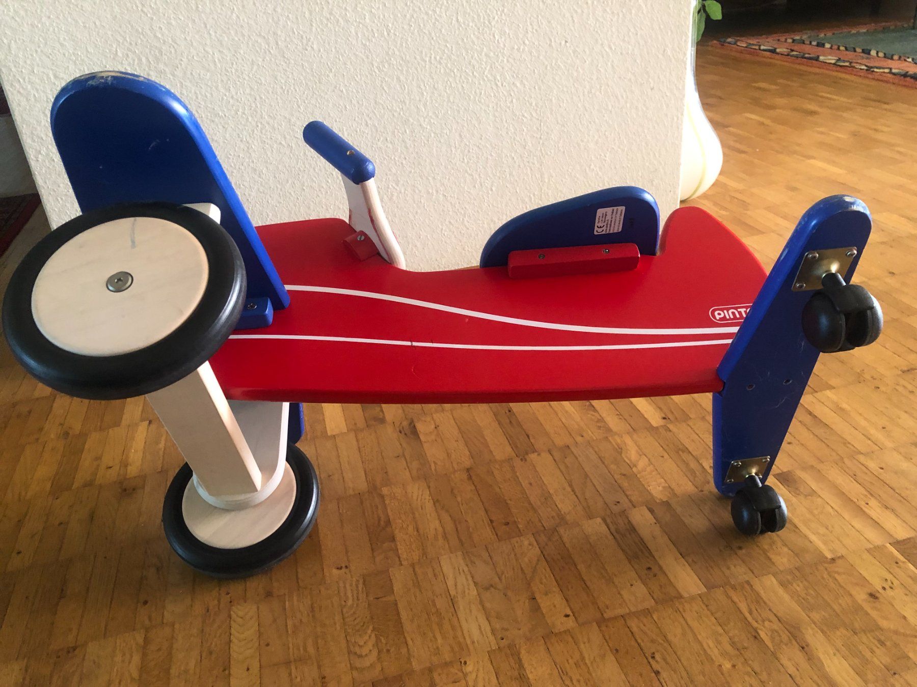 Veicoli per bambini: Flugzeug-Rutscher aus Holz – Usato da Bassersdorf venduto da sammelfloh 5