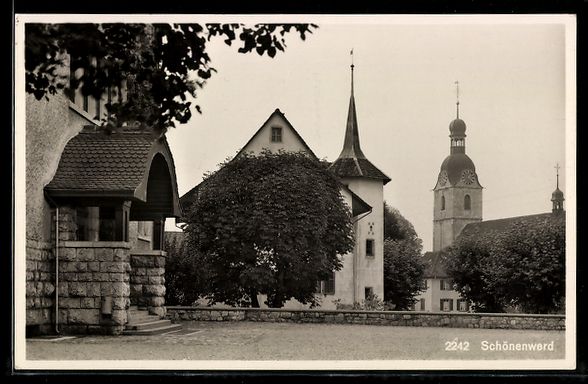 Ansichtskarten: AK Schönenwerd, Partie an der Kirche – Gebraucht aus Berlin von bartko-reher
