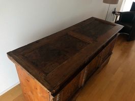 Holztruhe massiv aus Barockzeit ca. aus dem Jahre 1750