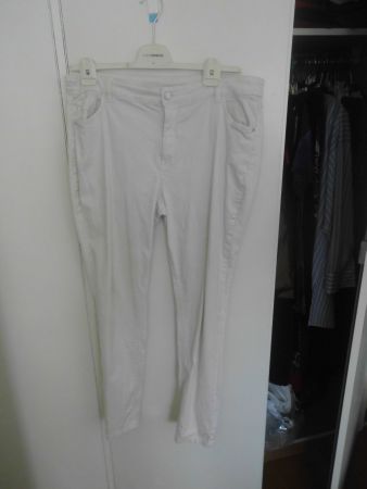 Pantalon blanc coton de C&A T. 46