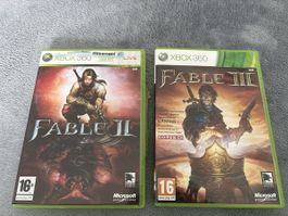 Xbox 360 Spiele Fable II und Fable III guter Zustand