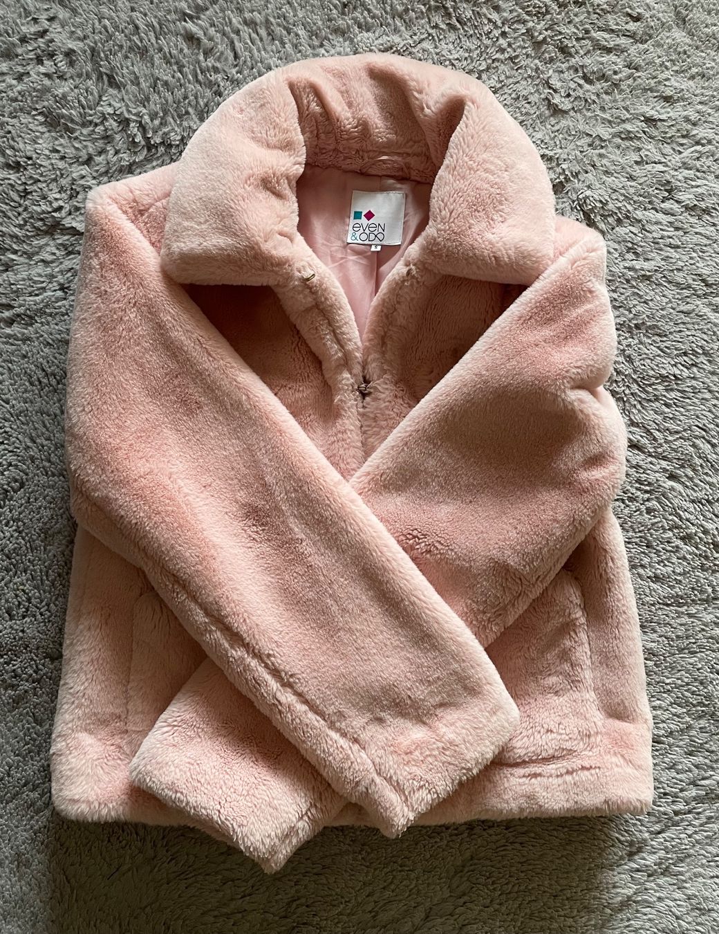 Jacken: Kunstfell Jacke rosa - Even&Odd, Gr S – Gebraucht aus Greifensee von tum_yl2l 3