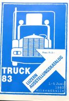 Programm Truckaustellung Luzern von 1983