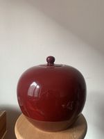 Oxblood midcentury chinese gingerjar