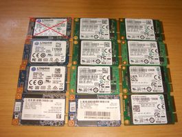 1 stück 120gb mSata ssd. getestet.