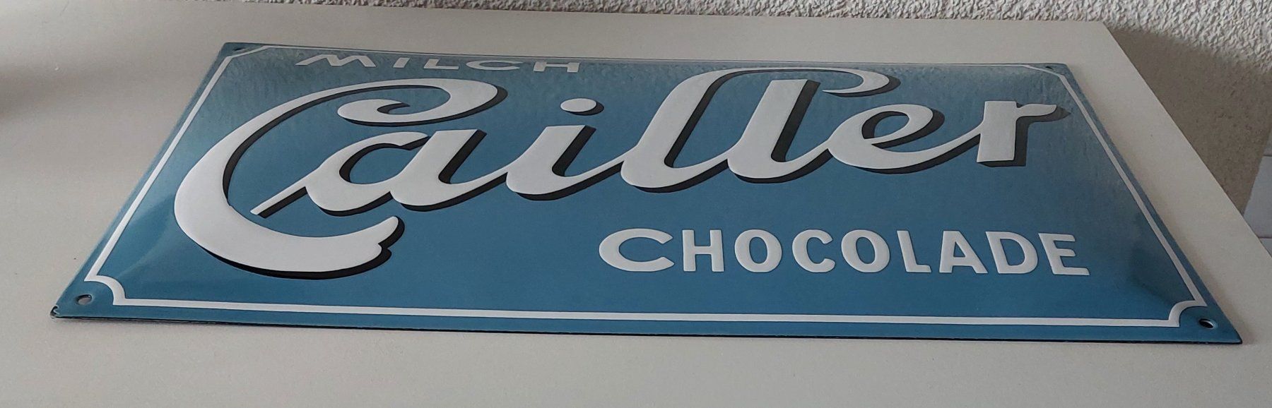 Cailler Insegne: Emailschild Chocolat Cailler plaque émaillée – Usato da Schenkon venduto da Elbarto007 4