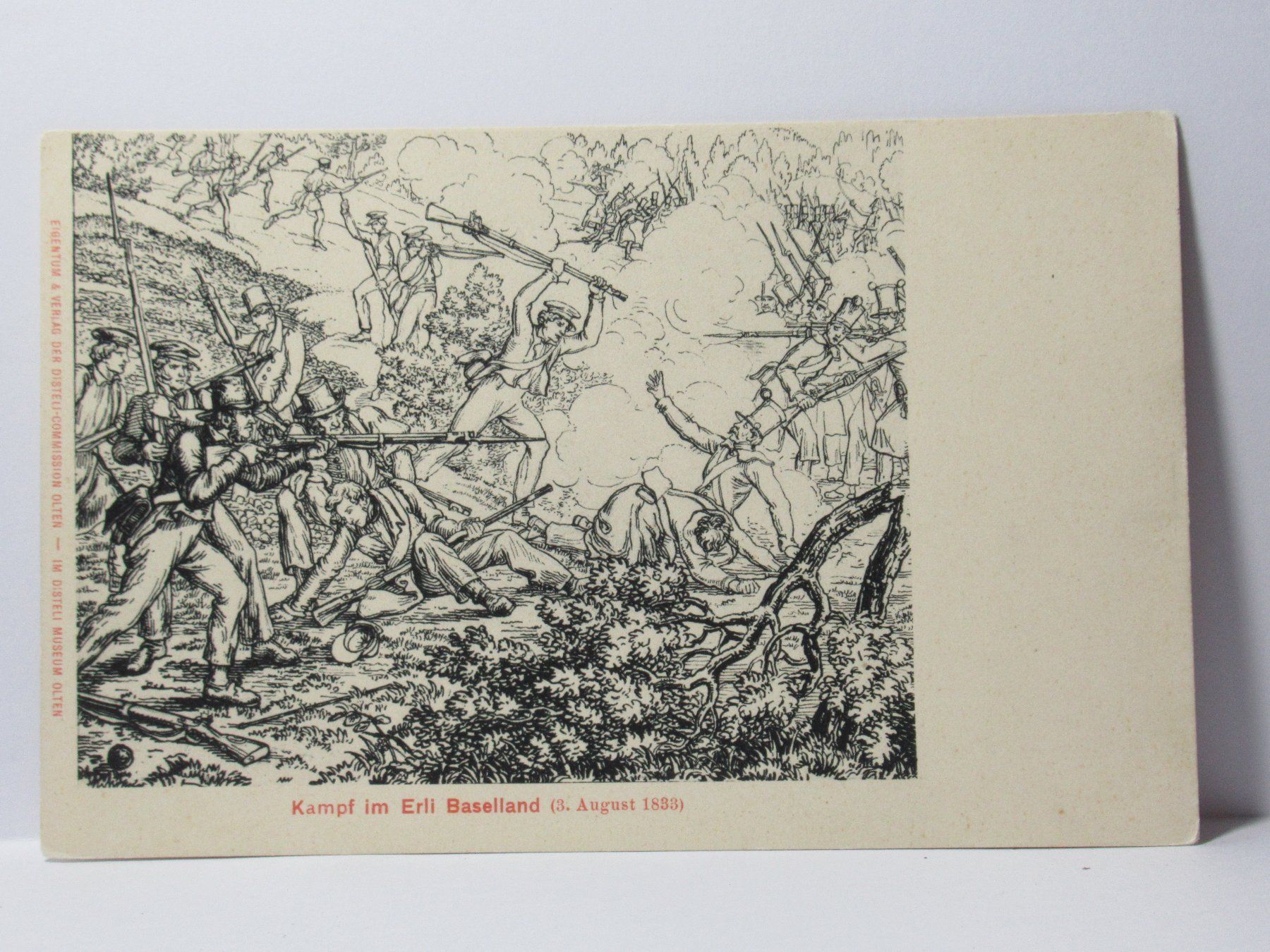 Cartoline postali: Kampf im Erli , Baselland August 1833 – Nuovo (secondo la descrizione) da Grenchen venduto da Bluemchen1900