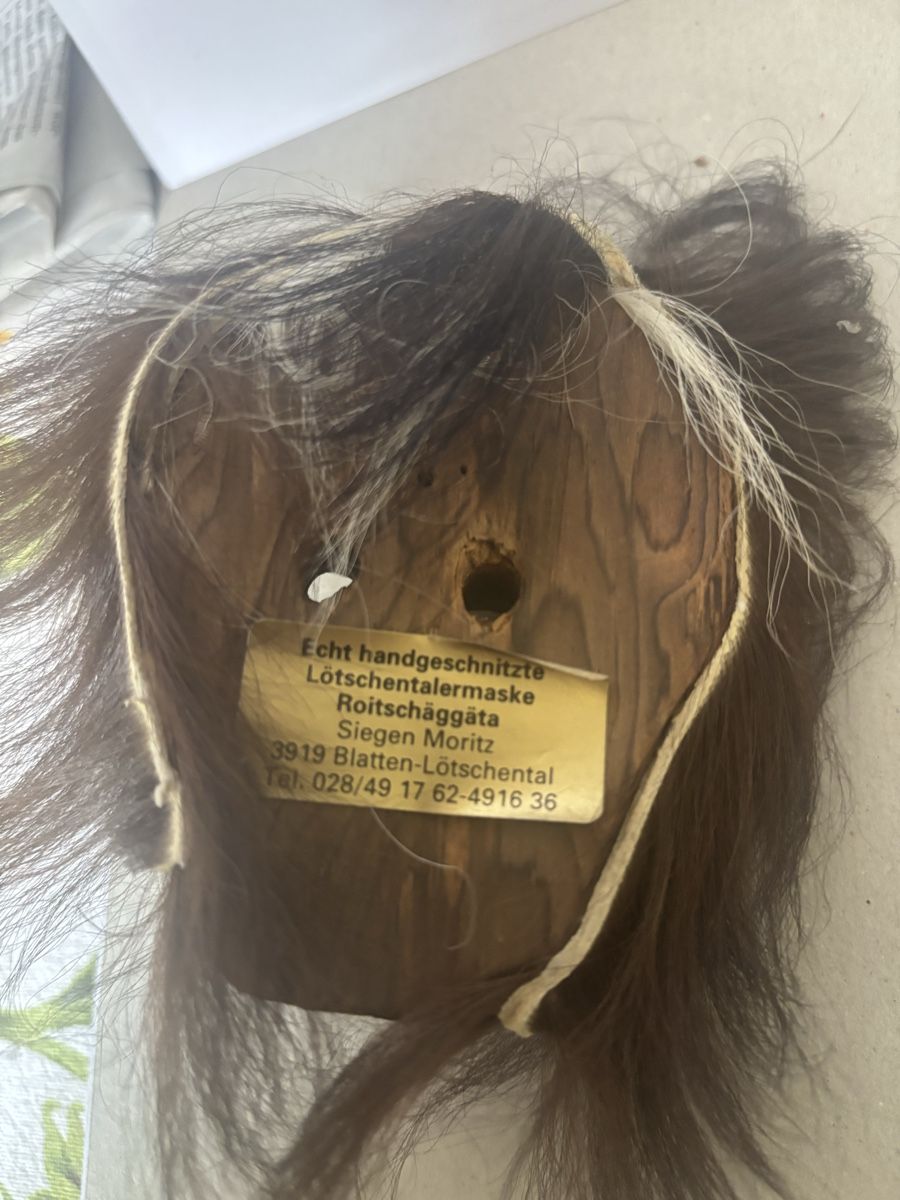 Maschere: Original Lötschentaler Maske/Wandmaske – Usato da Winterthur venduto da Bianca03 1