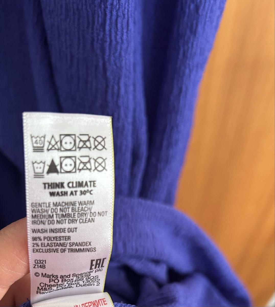 Vestiti: M&S Kleid Sommer Grösse 44,violette – Usato da chur venduto da corazon710 4