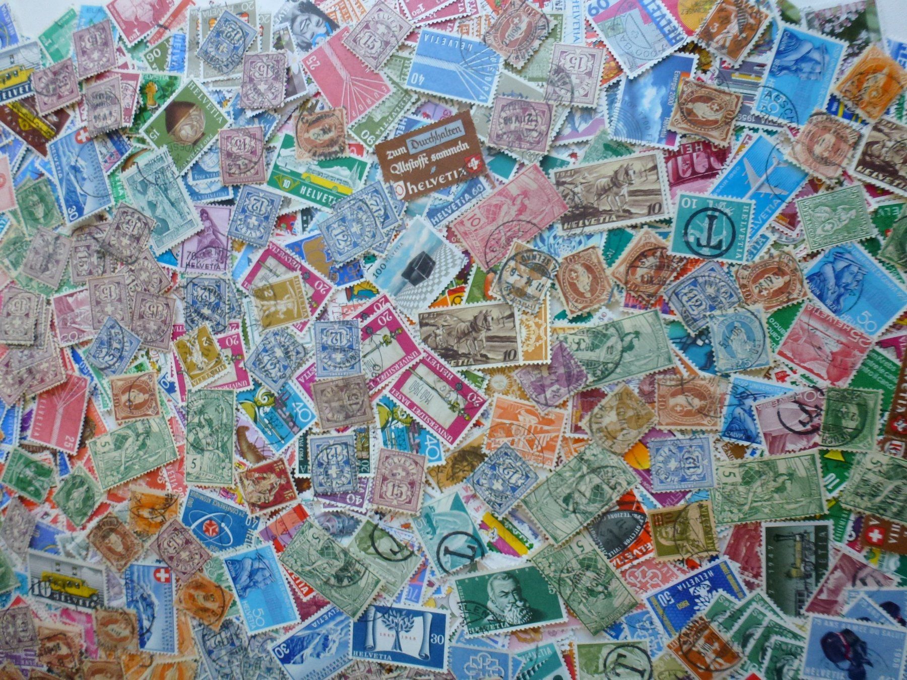 Tutti i francobolli: ++X-Tausend Briefmarken Schweiz ab Strubel – Usato da Walkringen venduto da Casablanca777 4
