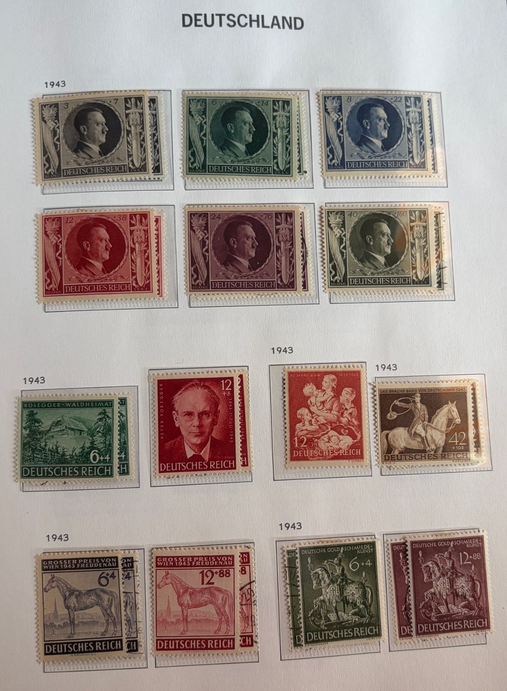 Alle Briefmarken: Briefmarken Deutsches Reich – Gebraucht aus Dotzigen von ser_8hp9