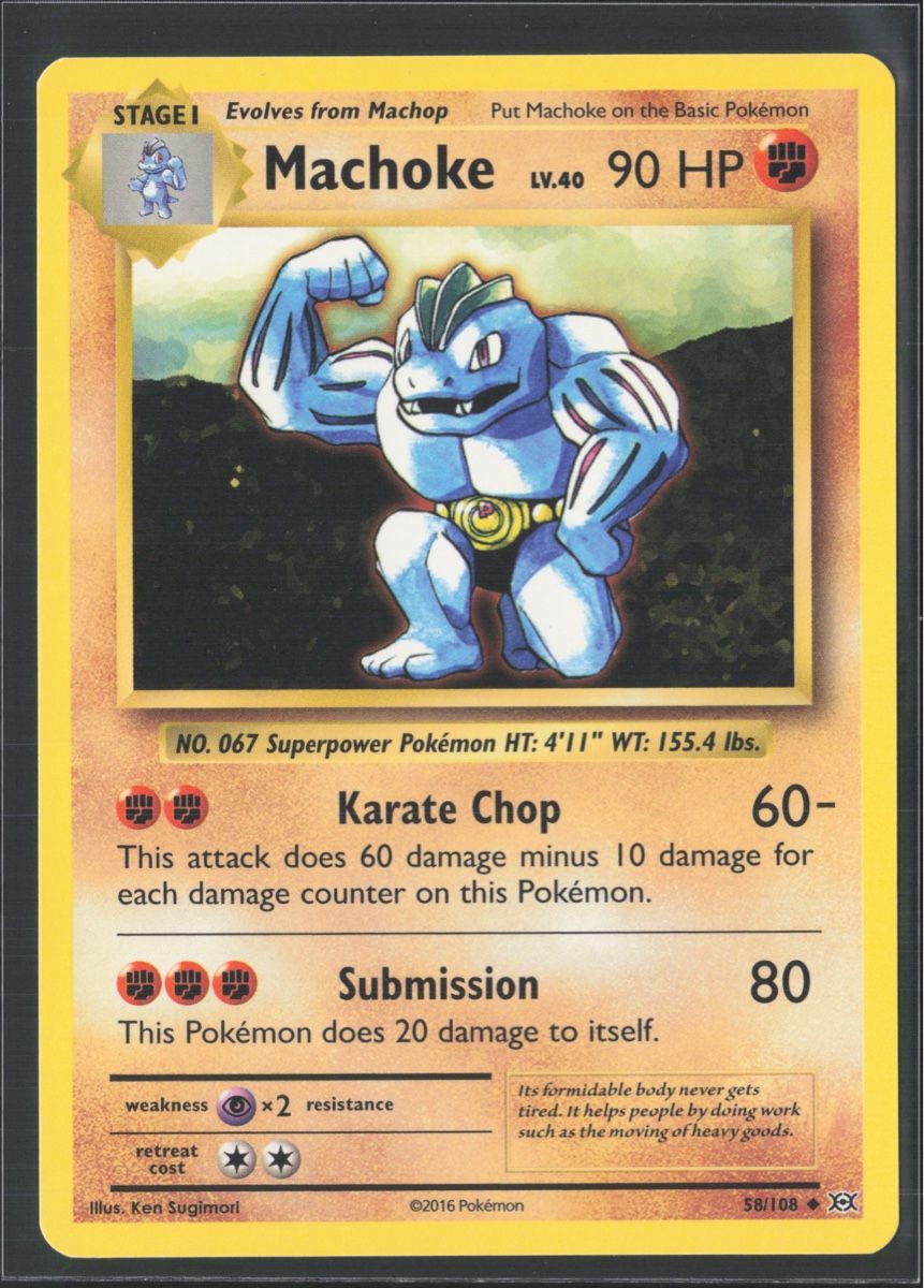 Pokémon Sammelbilder & Trading cards: POKÉMON / Machoke / Evolution 🇺🇸 – Gebraucht aus Herzogenbuchsee von TCG-High-Quality