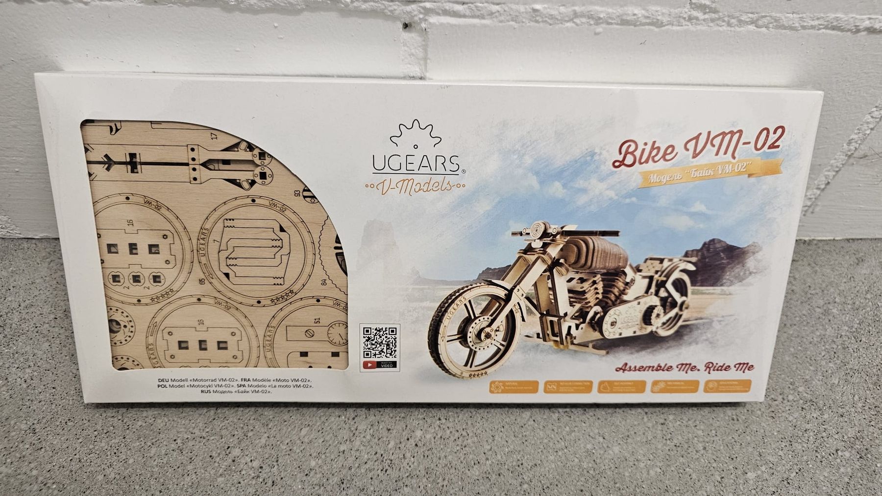 Ugears Kit di modellismo & Modellini statici: Holzmodell Motorrad, neu, OVP! – Nuovo e nell'imballaggio originale da Kerzers venduto da Blackandyellow123