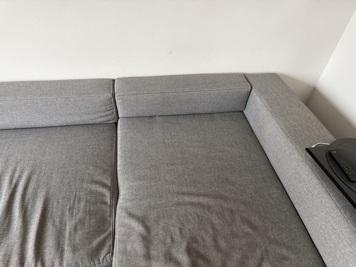 Divani: Ecksofa grau mit Chaiselongue – Usato da Zürich venduto da larrysells 4
