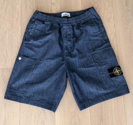 Stone Island Cargo Shorts dunkelblau Grösse 32 guter Zustand