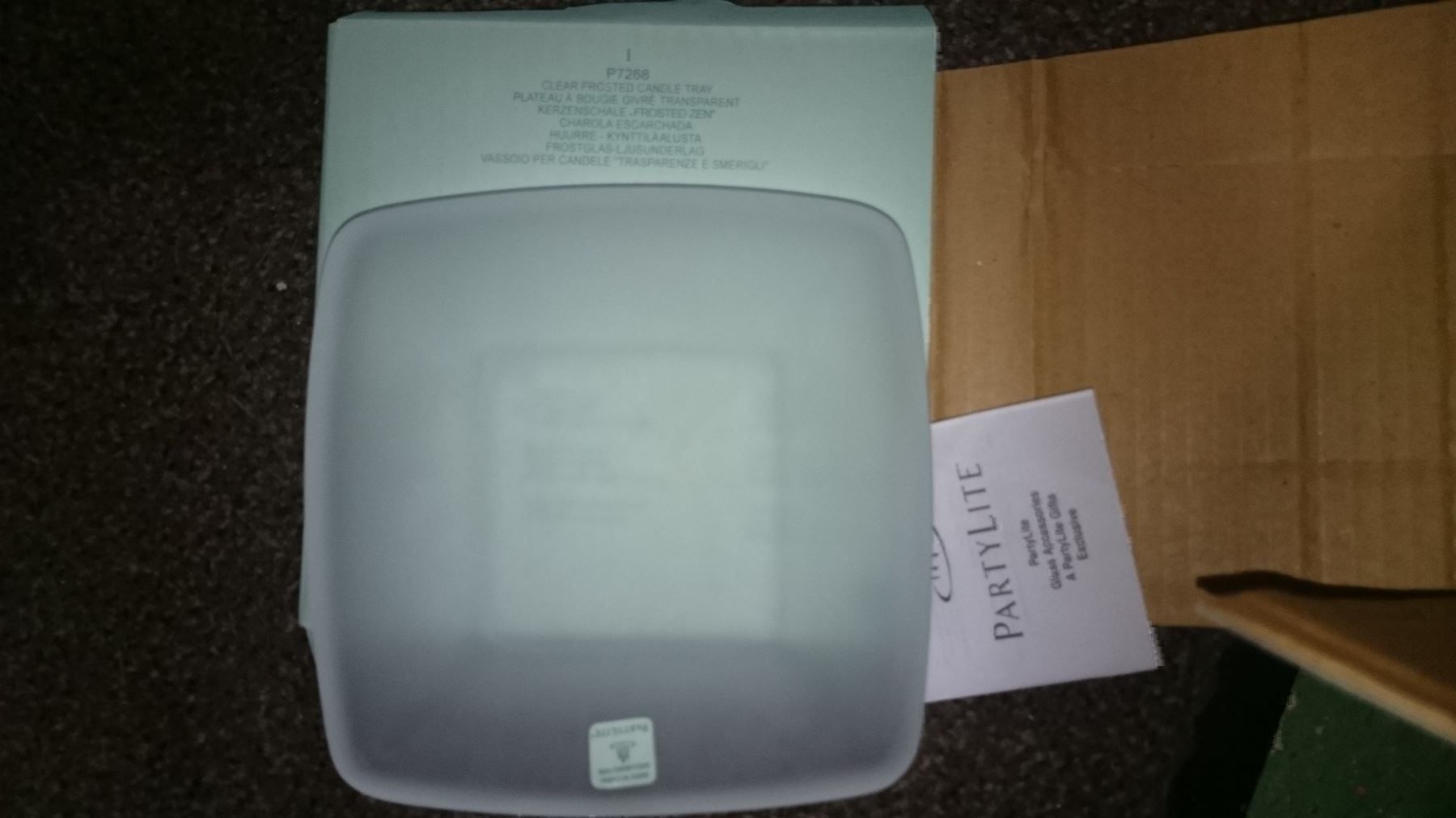 Portacandele: Kerzenschale Frosted zen Partylite – Nuovo (secondo la descrizione) da Bad Zurzach venduto da Inselstrand5