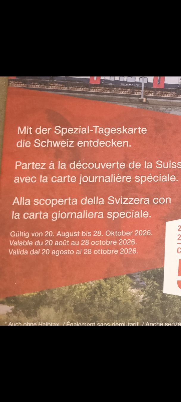 Biglietti: Tages GA SBB – Nuovo e nell'imballaggio originale da Winterthur venduto da HCTG 2