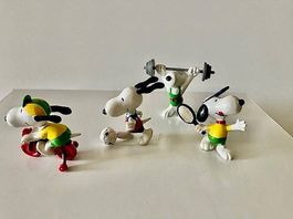 Lot de 4 figurines Snoopy vintage 6cm