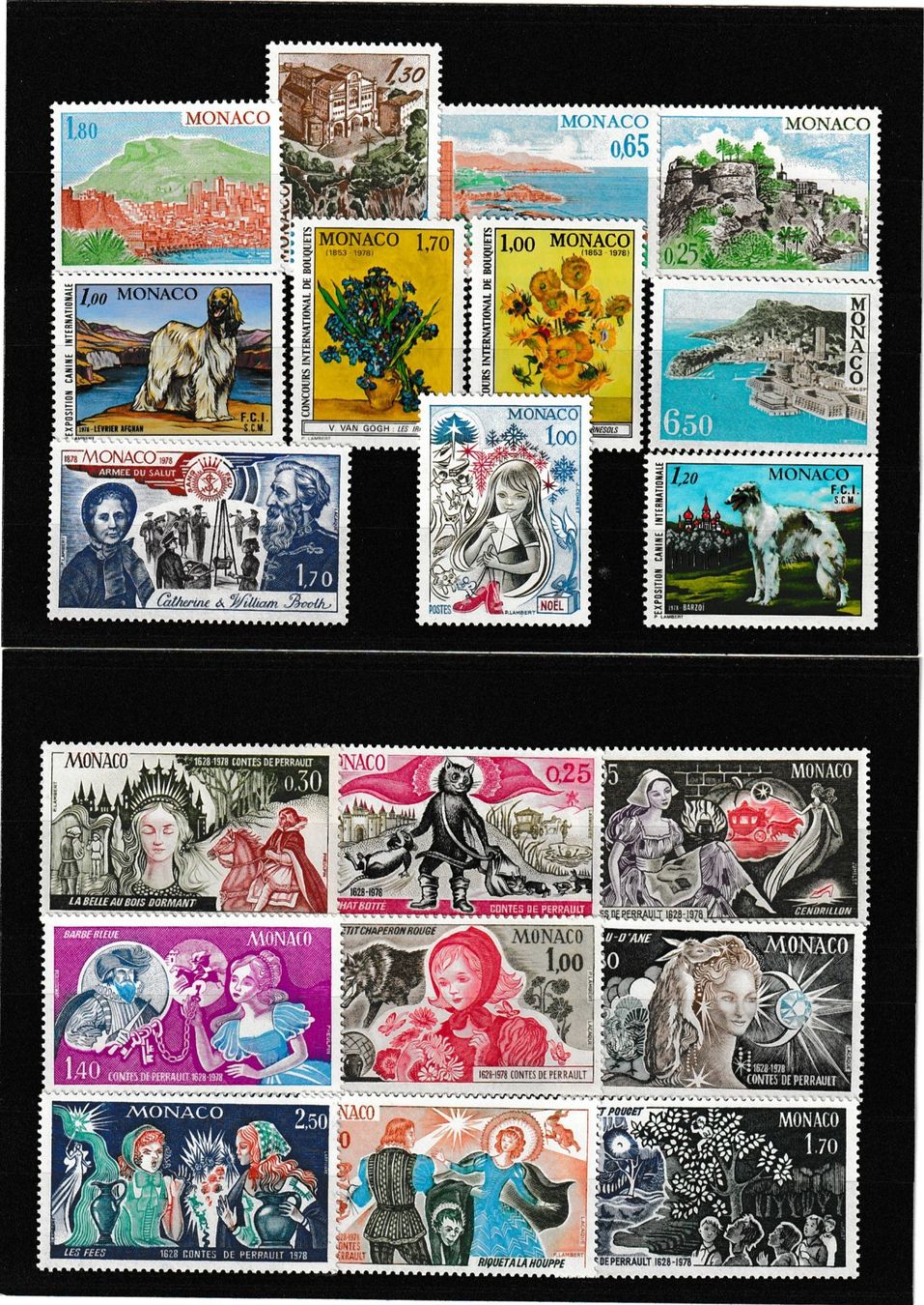 Tutti i francobolli: Monaco 1978 - 49 briefmarken – Nuovo (secondo la descrizione) da St Gallen venduto da Stampsalshobby 1