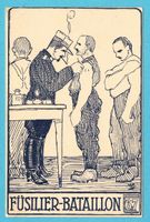 Postkarte Füsilier-Bataillon 67 Grenzbesetzung 1914 !