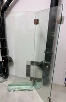 luxus Duschtrennwand / Badewannenaufsatz Glas Queen Sanitär