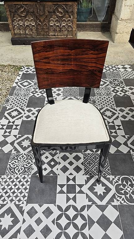 Sedie: Chaises art deco en palissandre de Rio – Usato da Mollens VD venduto da espritartdeco 7