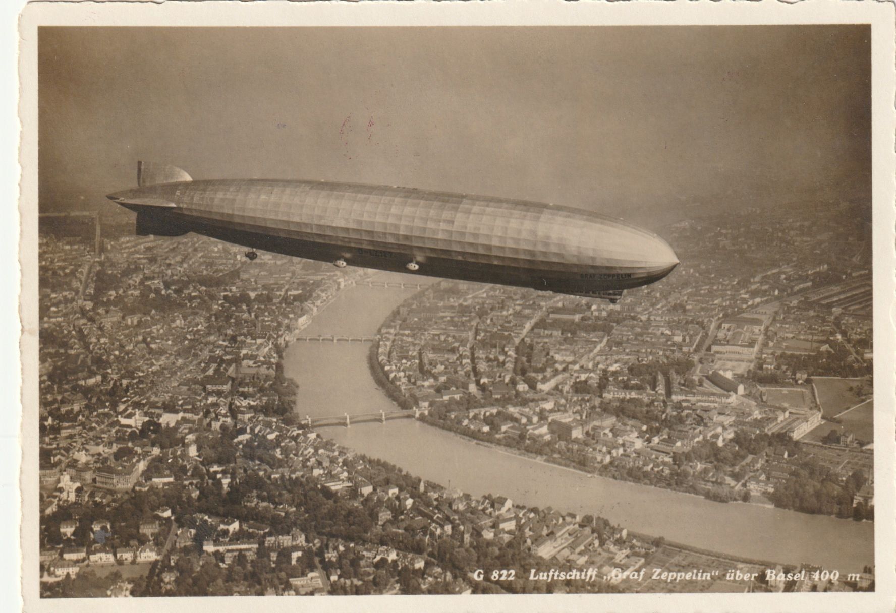 Tutti i francobolli: Zepplin Schweizerfahrt 1930, Landung in Basel, mit Superfran – Usato da Turgi venduto da Mato8 1