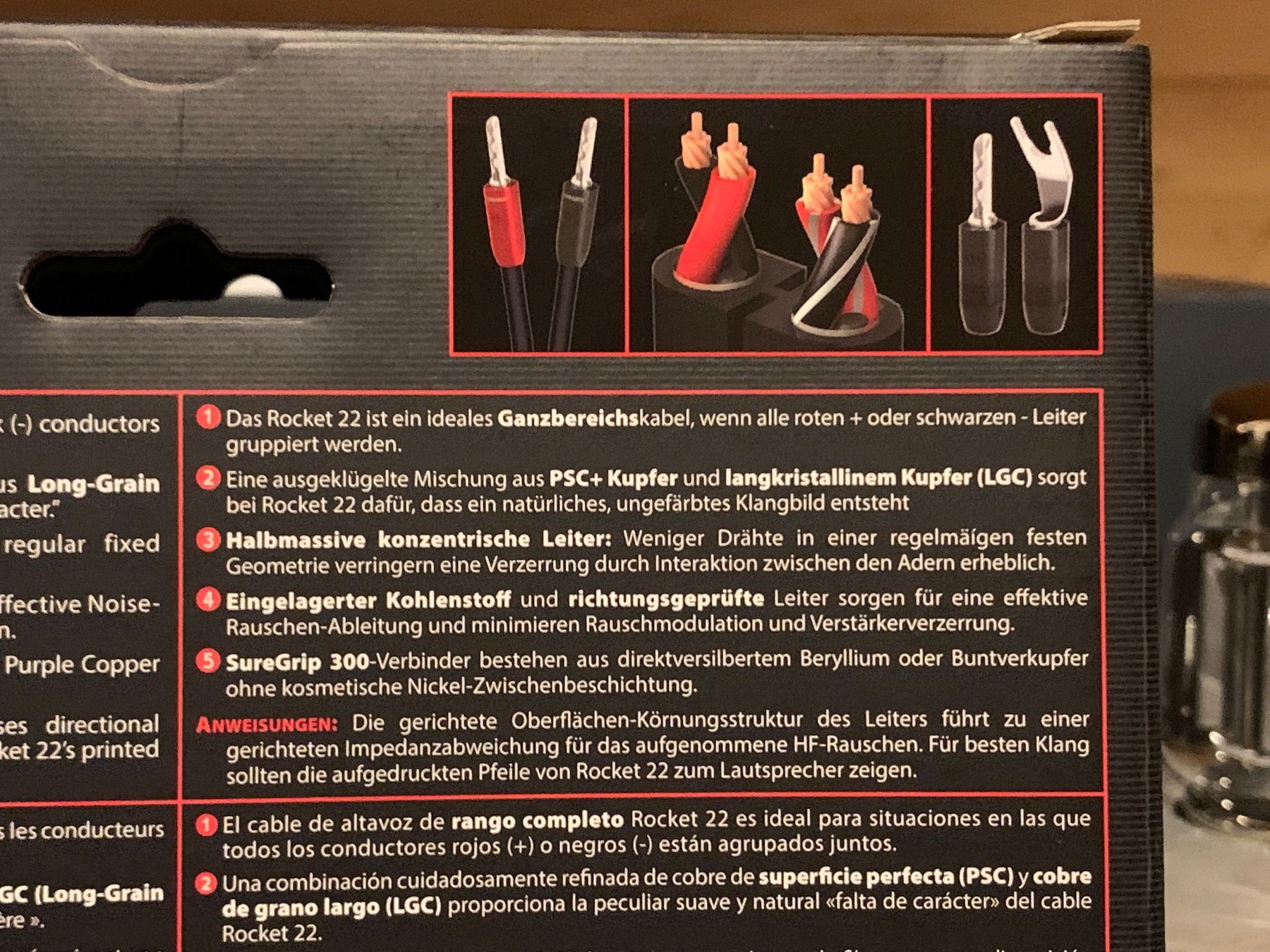 AudioQuest Cavi: Lautsprecherkabel Audioquest Rocket 22 – Usato da Rosshäusern venduto da HighendSolutions 4