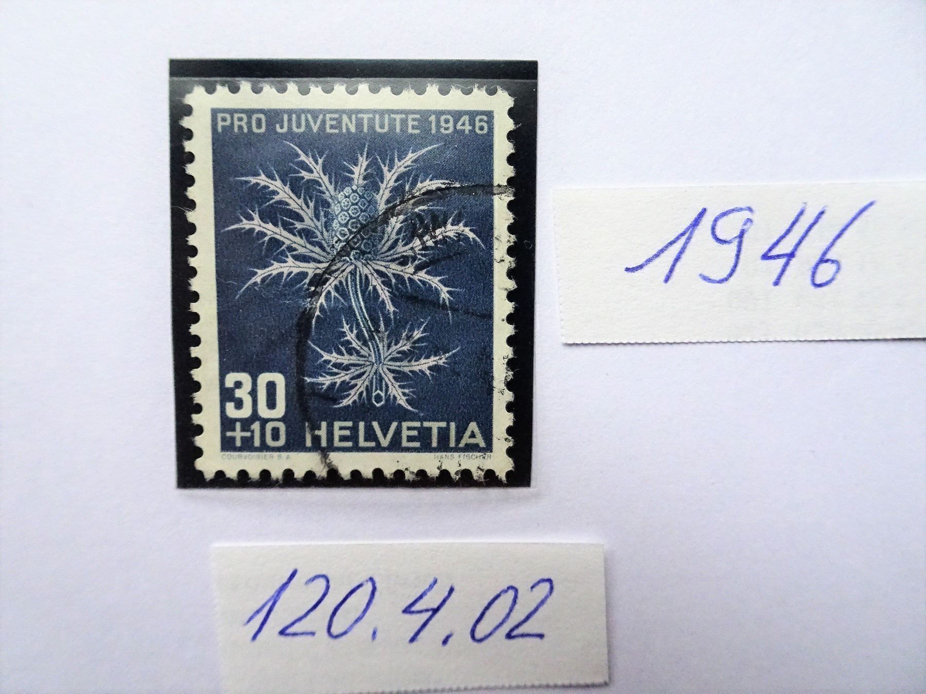 Tutti i francobolli: PJ 1946 – Usato da Aadorf venduto da Chnorli-Furz 1