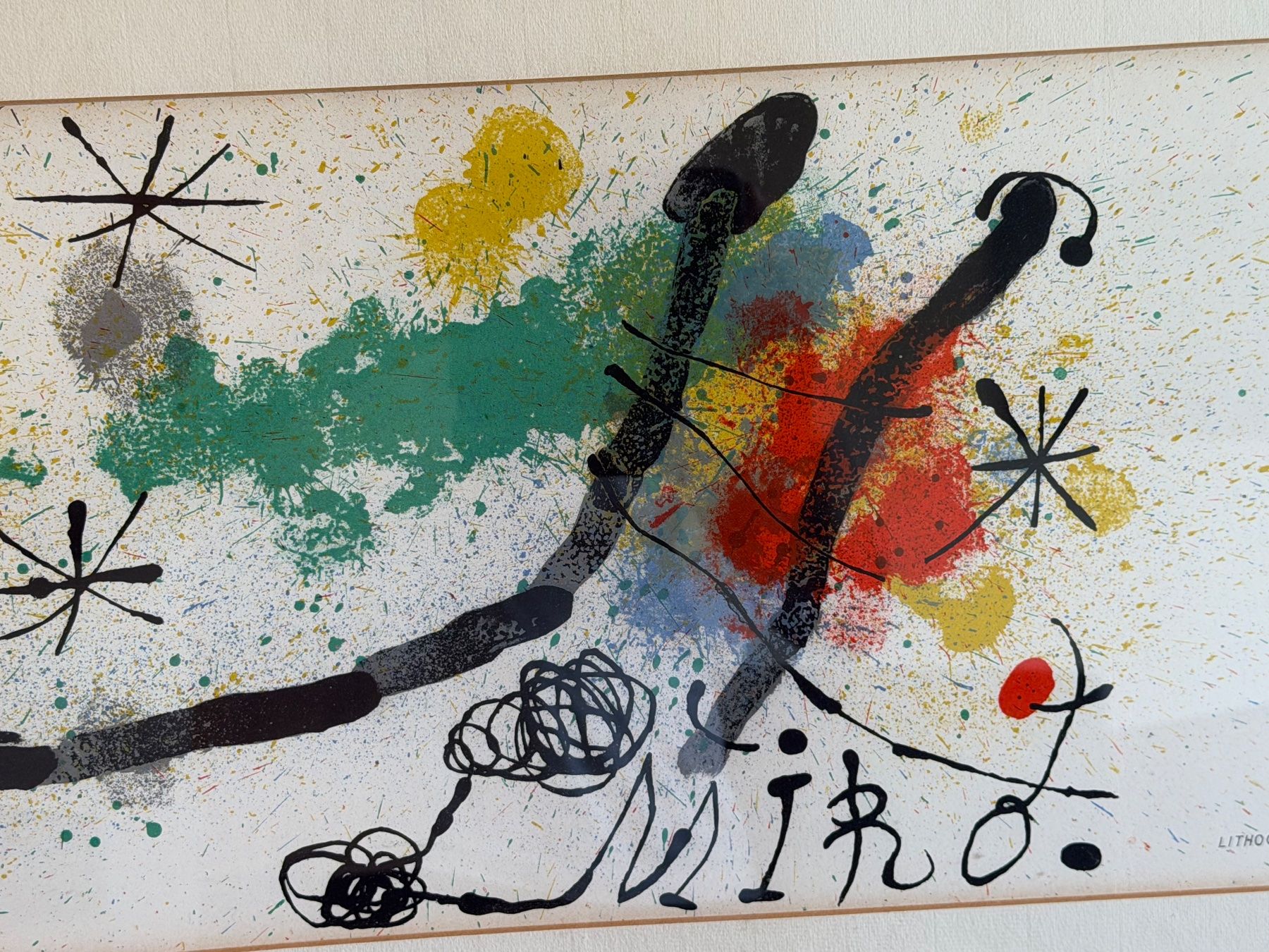 Dipinti: Miro Lithographie Original abstraktes Bild gerahmt – Usato da Basel venduto da PAUL_ART 4
