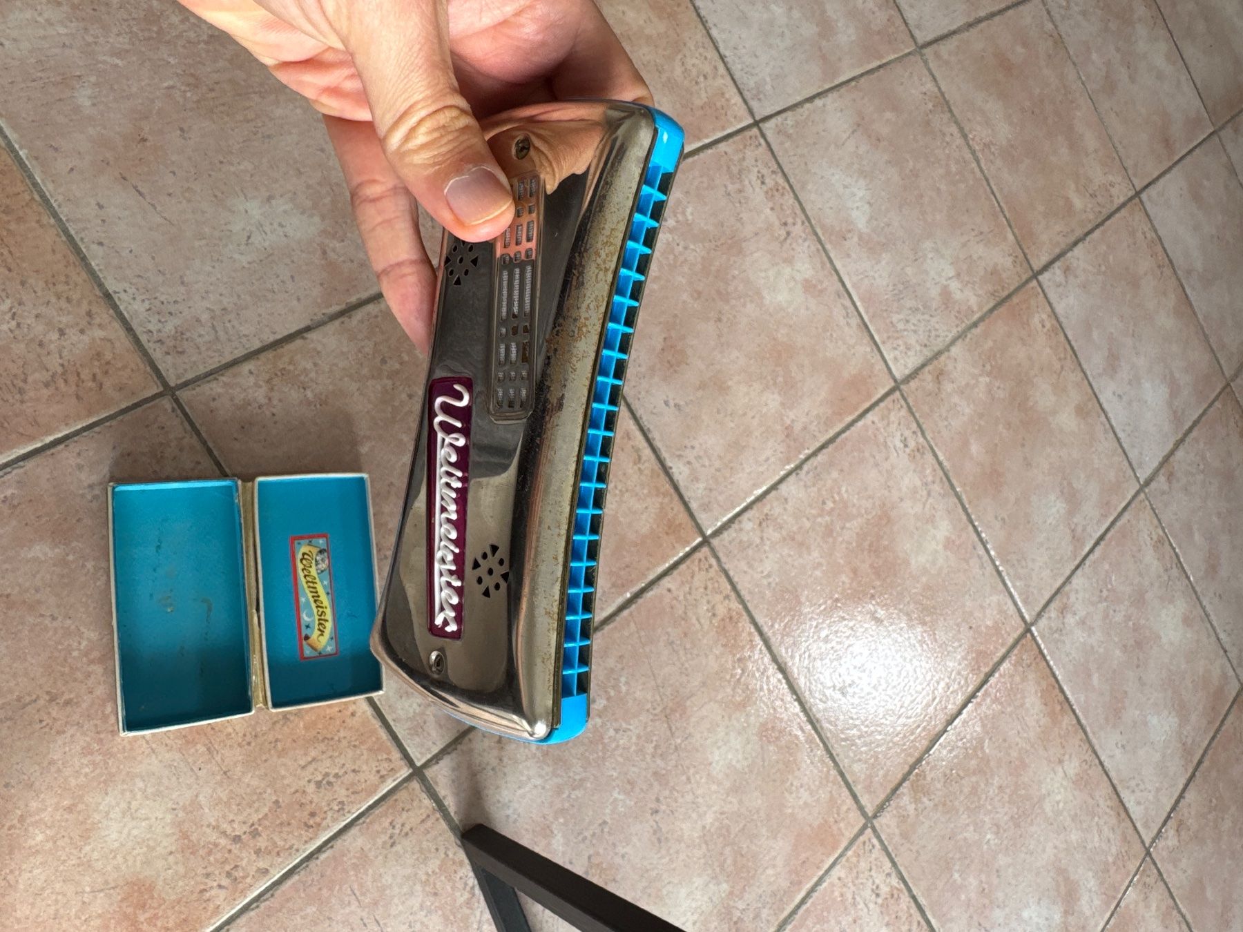Musikinstrumente: Harmonica Weltmeister, silver – Gebraucht aus Zürich von jes_2wyq 2