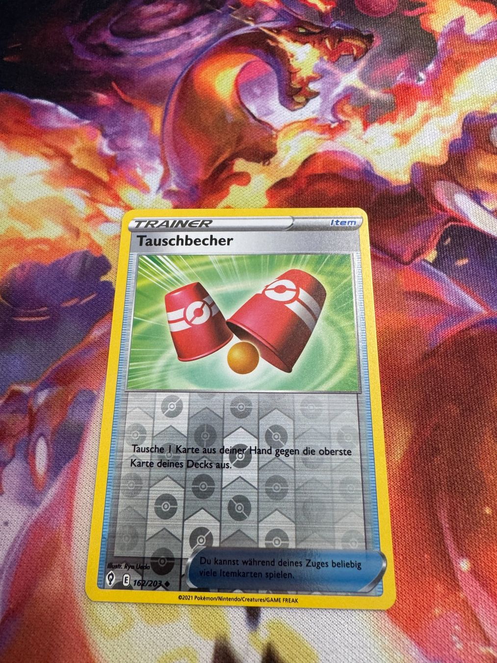 Pokémon Carte collezionabili: Tauschbecher (EVS 162) / Reverse Holo / Drachenwandel – Nuovo (secondo la descrizione) da Bülach venduto da CherryBlu