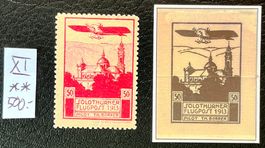 Flugpostvorläufer XI postfrisch** Solothurn