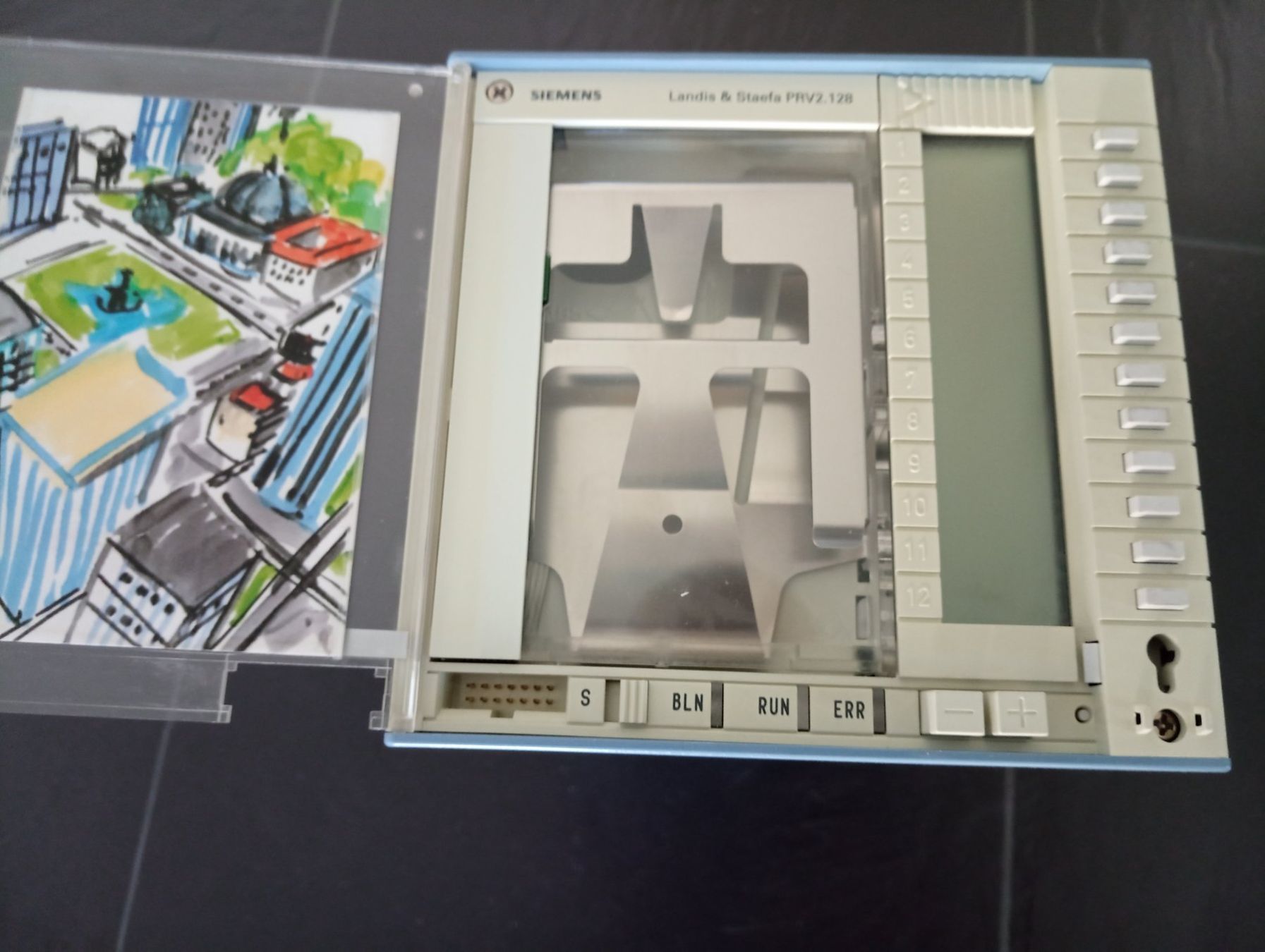 Siemens Elektronikbauteile: SIEMENS / LANDIS & STAEFA Building Process-Station PRV2.128 – Gebraucht aus Ufhusen von HKSC 1