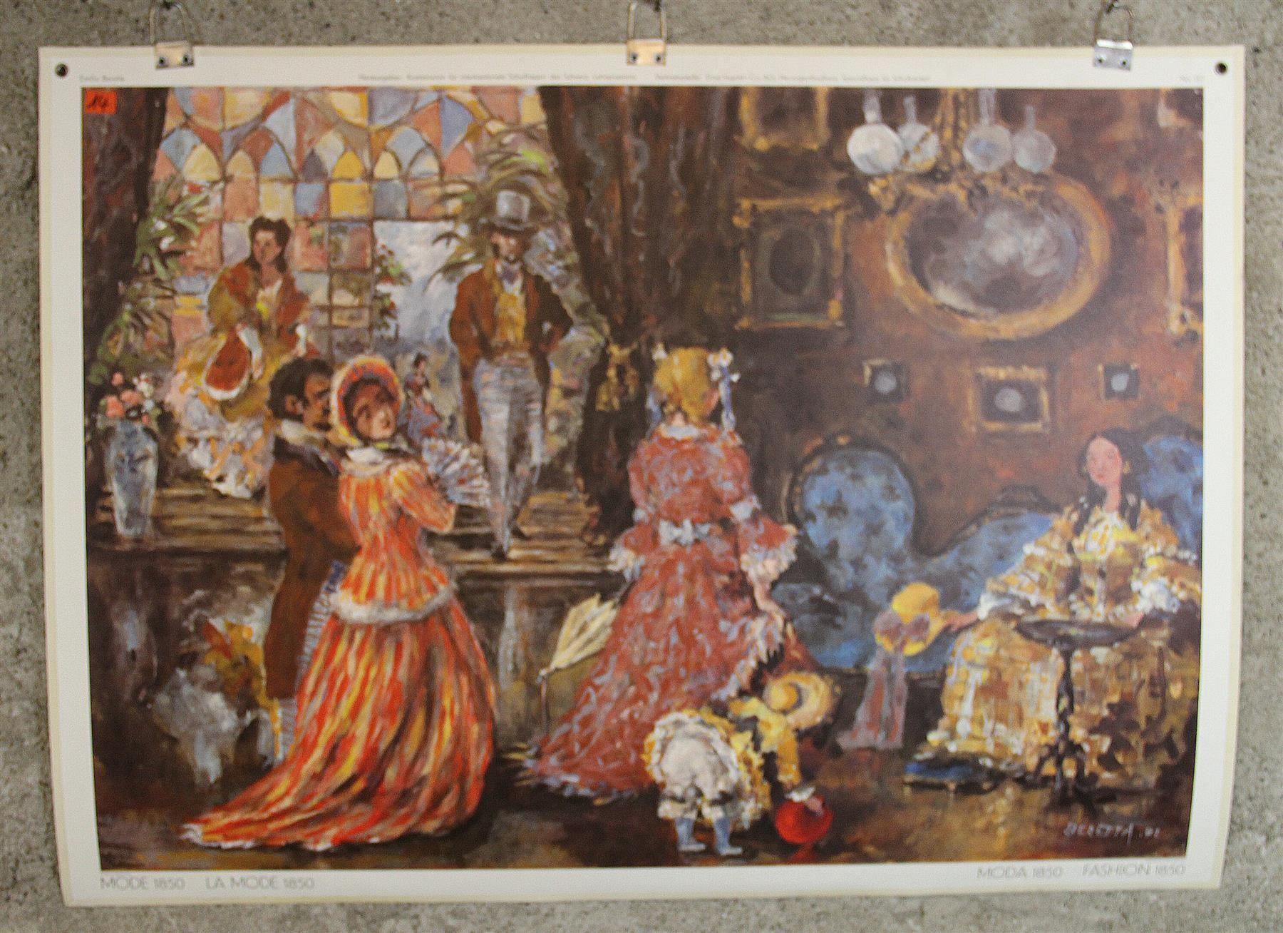 Foto & Immagini: Schulwandbild "Mode 1850" E. Beretta – Usato da Birrwil venduto da brandschatz_birrwil 1