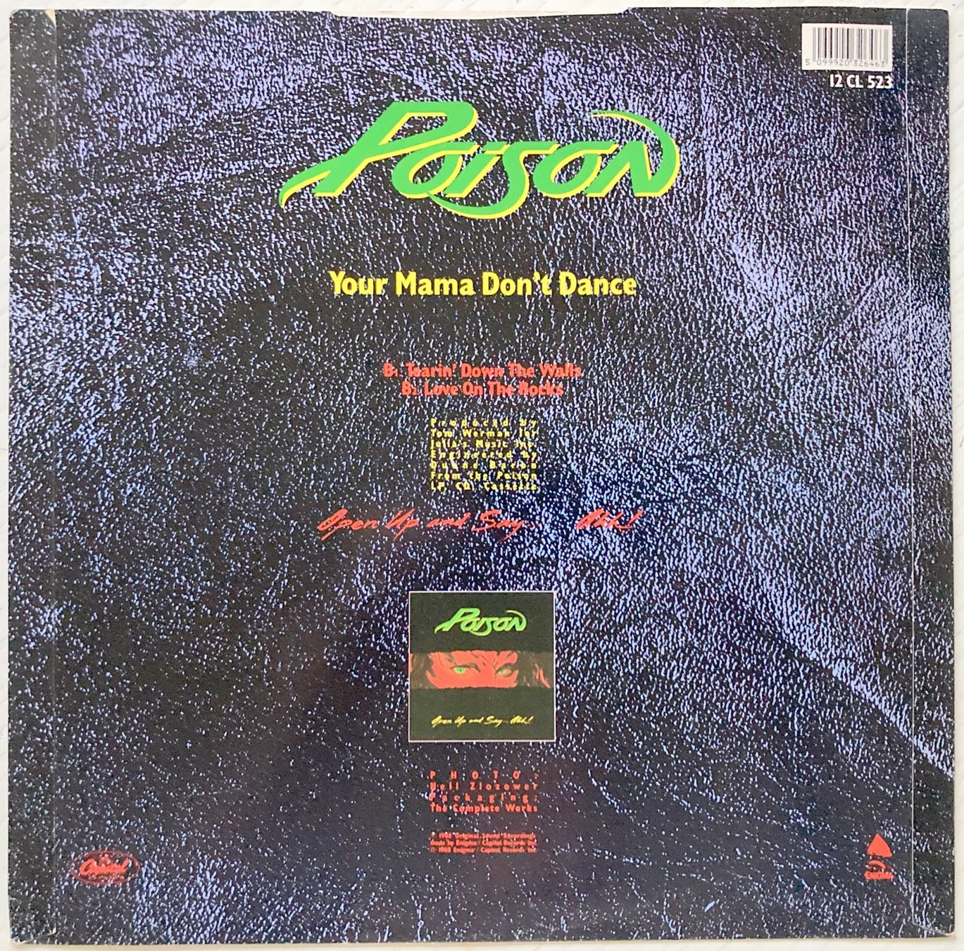 Dischi in vinile: POISON - YOUR MAMA DON'T DANCE – Usato da Bottens venduto da hotter-than-hell 1
