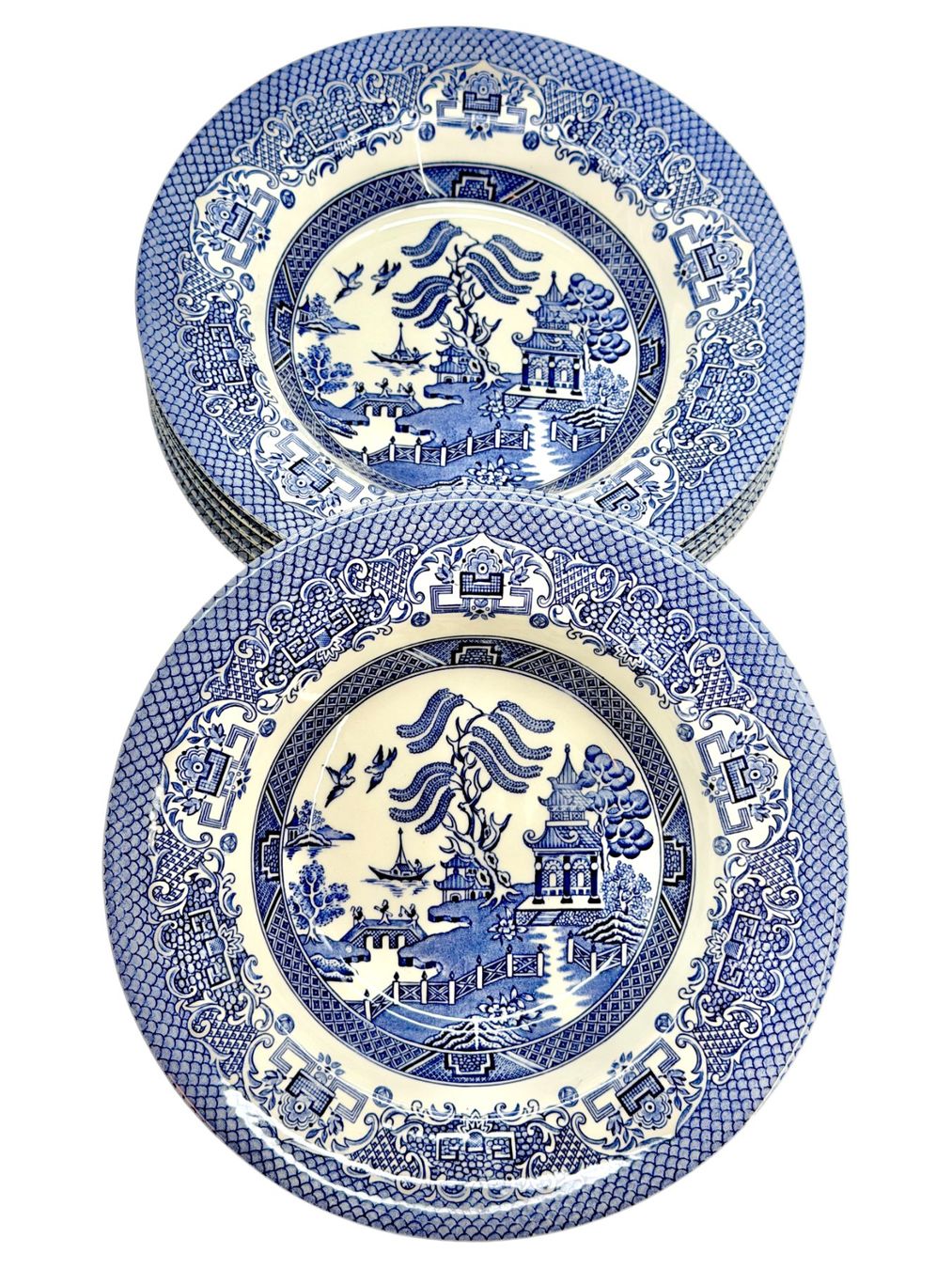 Set di piatti: 6 assiettes soupe English Ironstone Tableware LTD. EIT bleu – Usato da Morges venduto da 1tiquaire 7